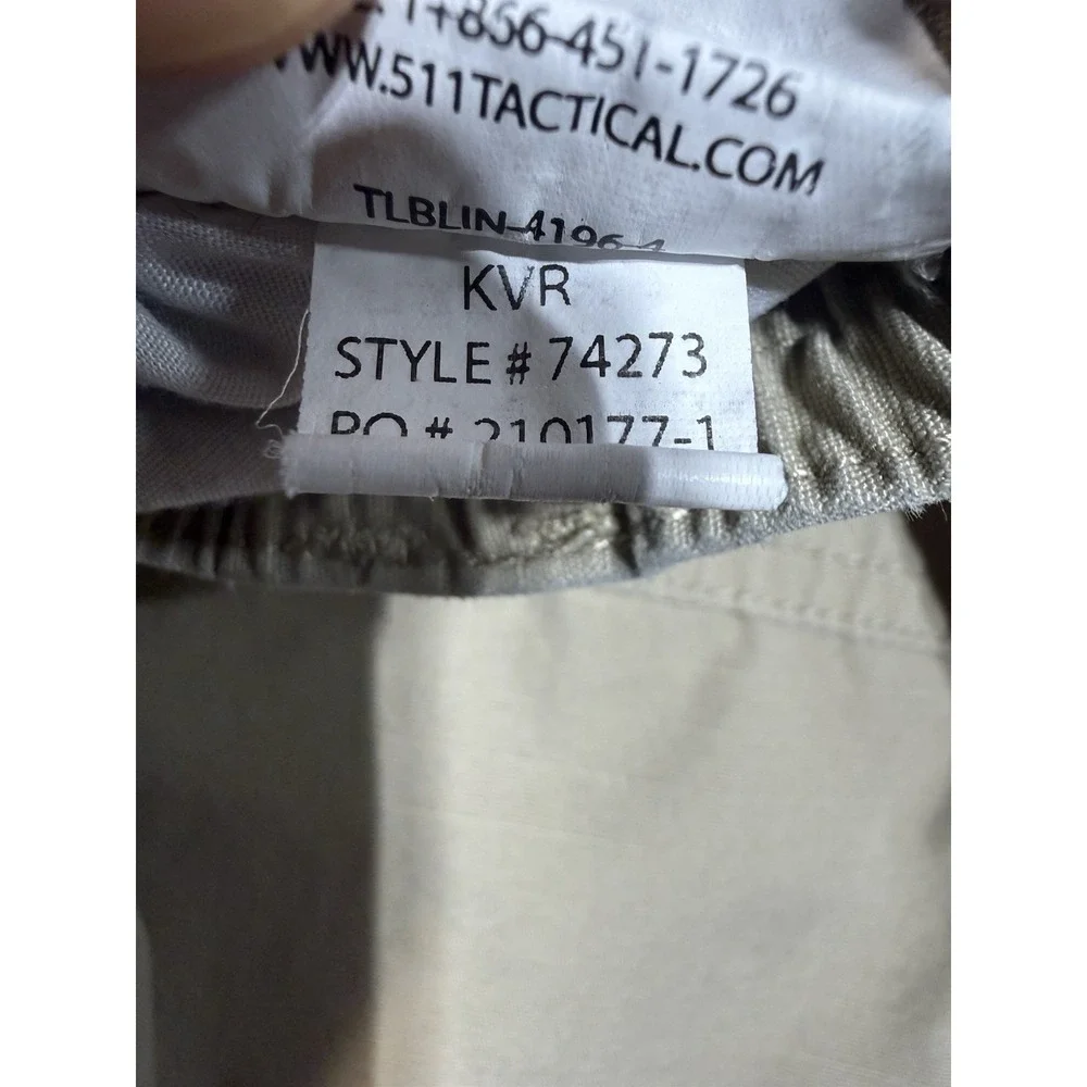 5.11 Tactical Mens 36x32 Taclite Pro Cargo Pants Khaki Tan Ripstop Style 74273